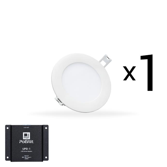 RX-1 Fixed White Recessed LED Light