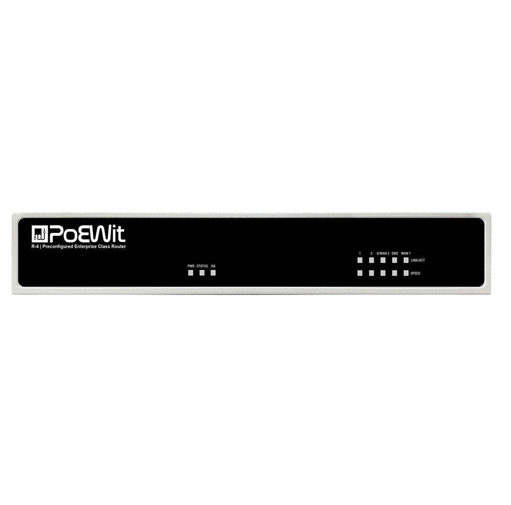 R-4-DW Dual WAN Preconfigured Enterprise Router / Fortinet Firewall